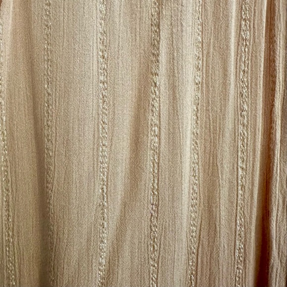 Ann Taylor LOFT Outlet Light Pink Gold-Shimmer Blouse - Picture 4 of 4